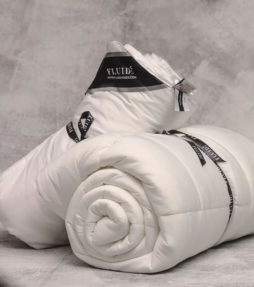 alternative duvet with hypoallergenic microfiber fill, cloud-like softness, breathable and durable.