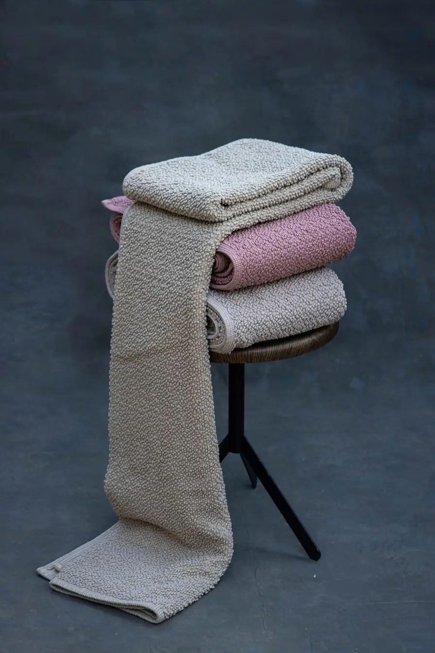 Tuscany cotton bath mat – soft absorbent floor towel